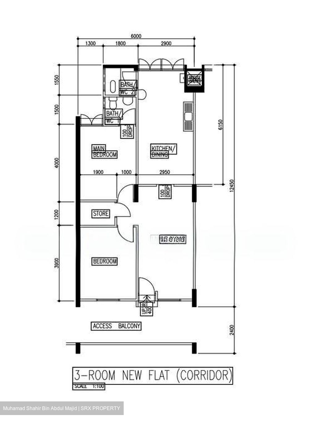 Blk 520 Bedok North Avenue 1 (Bedok), HDB 3 Rooms #546254951